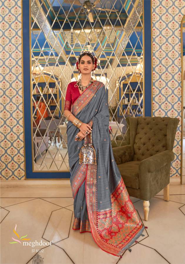 Meghdoot Namika 2 Heavy Silk Fancy Festive Wear Designer Saree Collection